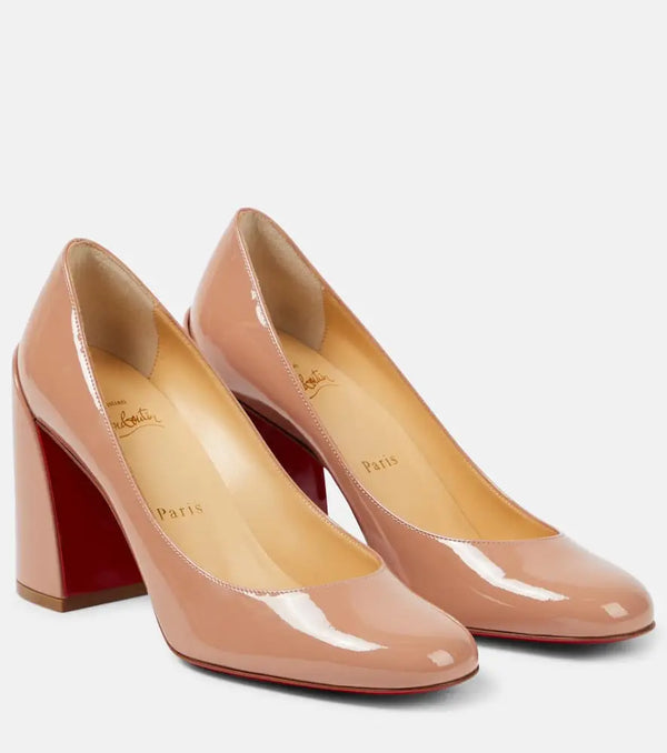 Christian Louboutin Miss Sab 85 patent leather pumps | LYBSTORE