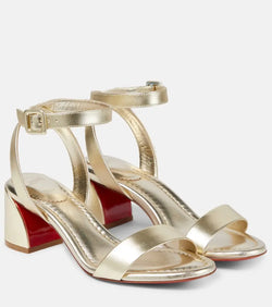 Christian Louboutin Miss Sabina 55 metallic sandals | LYBSTORE