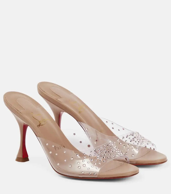 Christian Louboutin Nudes Degramule embellished mules | LYBSTORE