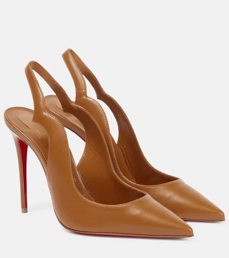 Christian Louboutin Nudes Hot Chick leather pumps | LYBSTORE