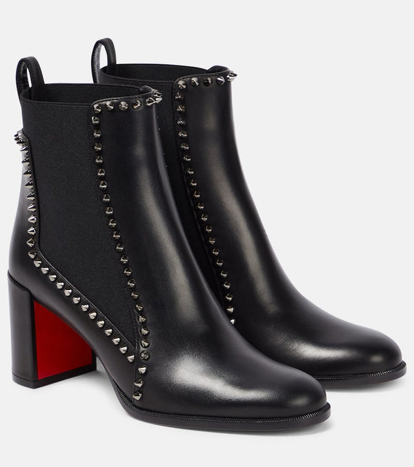 Christian Louboutin Out Line Spikes leather ankle boots