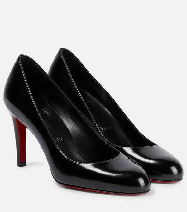 Christian Louboutin Pumppie 85 patent leather pumps | LYBSTORE