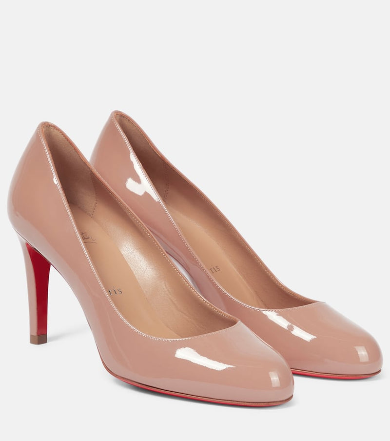 Christian Louboutin Pumppie 85 patent leather pumps