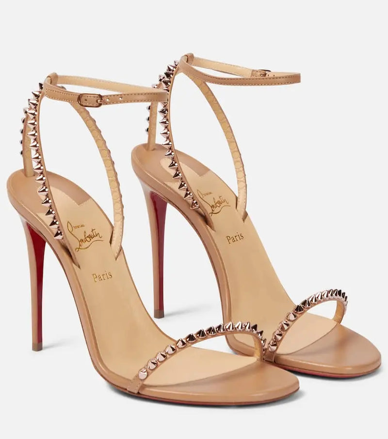 Christian Louboutin So Me 100 embellished leather sandals