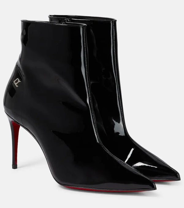 Christian Louboutin Sporty Kate 85 patent leather boots