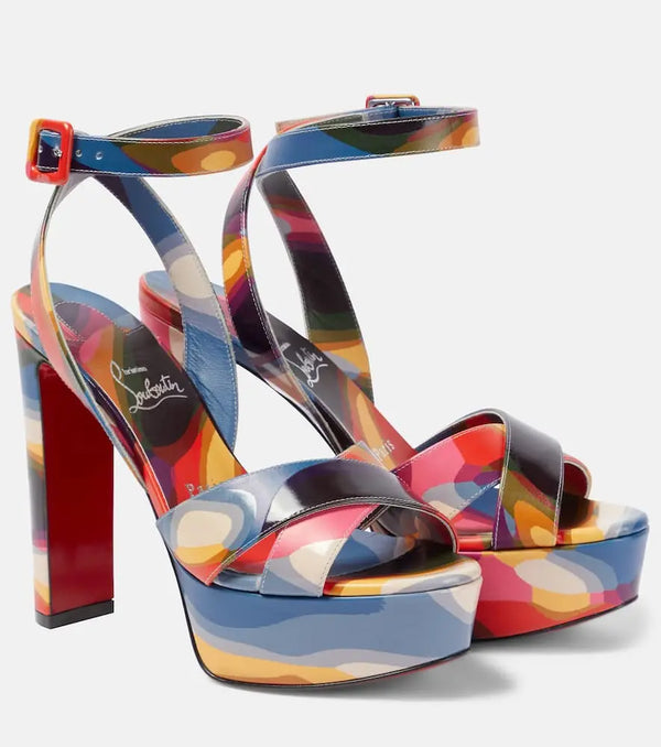 Christian Louboutin Supramariza 130 leather sandals | LYBSTORE