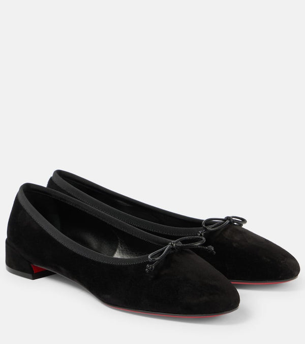 Christian Louboutin Sweetie Jane suede ballet flats | LYBSTORE