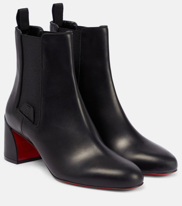 Christian Louboutin Turelastic leather ankle boots | LYBSTORE