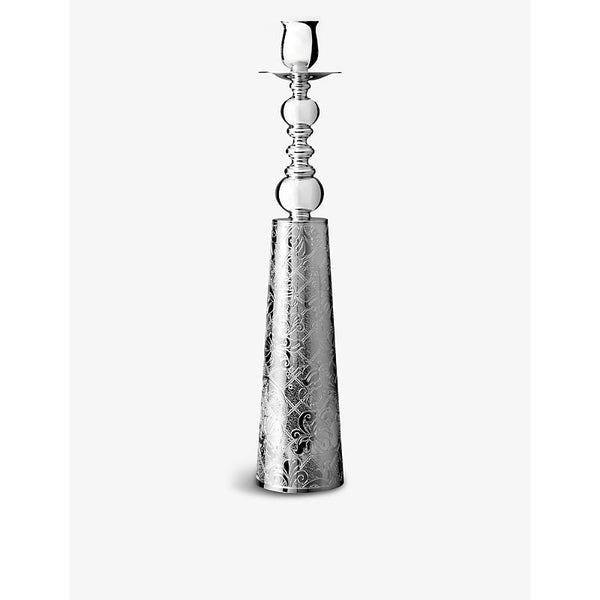 Christofle Jardin d'Eden silver plated candlestick | LYBSTORE