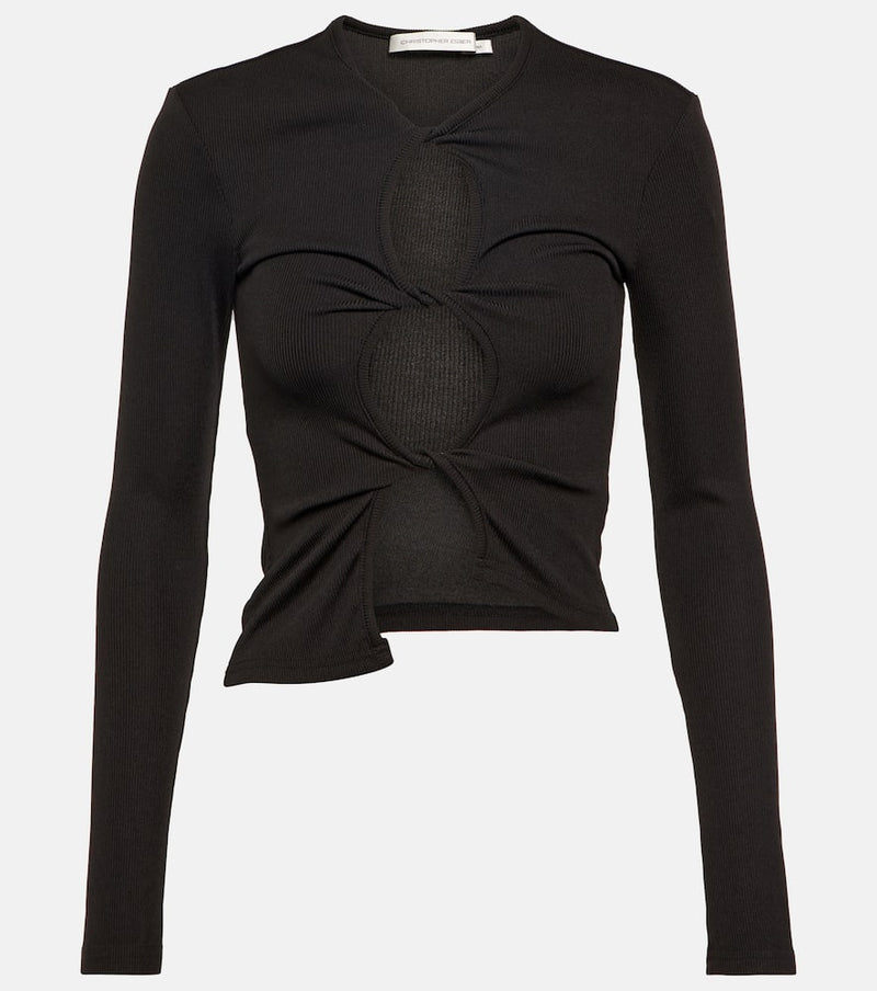 Christopher Esber Cutout top