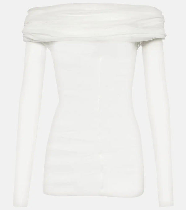 Christopher Esber Draped silk top | LYBSTORE