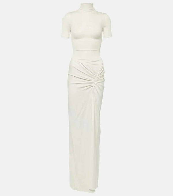 Christopher Esber Fusion ruched maxi dress