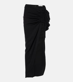 Christopher Esber Ruched jersey maxi skirt