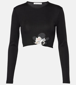 Christopher Esber Trio Stone cropped top