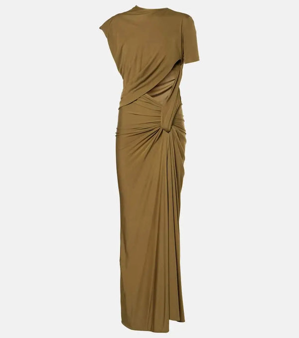 Christopher Esber Twisted Lever jersey maxi dress | LYBSTORE