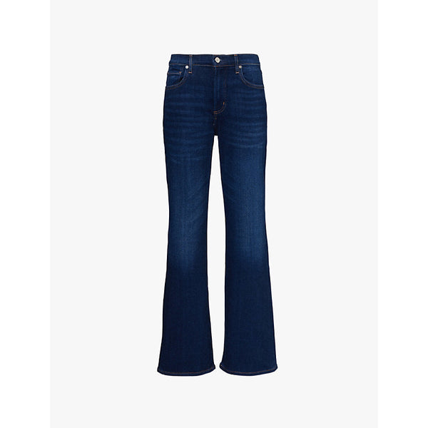 Womens Citizens Of Humanity Lilah flared-cuffs straight-leg high-rise stretch-regenerative-denim blend jeans