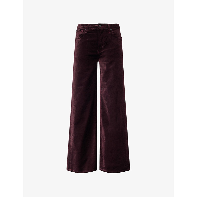 Womens Citizens Of Humanity Loli Baggy wide-leg mid-rise velvet trousers