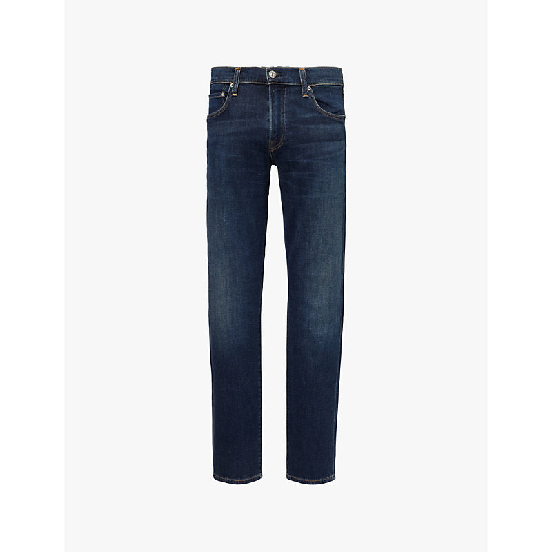 Mens Citizens Of Humanity London slim-fit tapered-leg mid-rise  stretch-denim and cashmere jeans