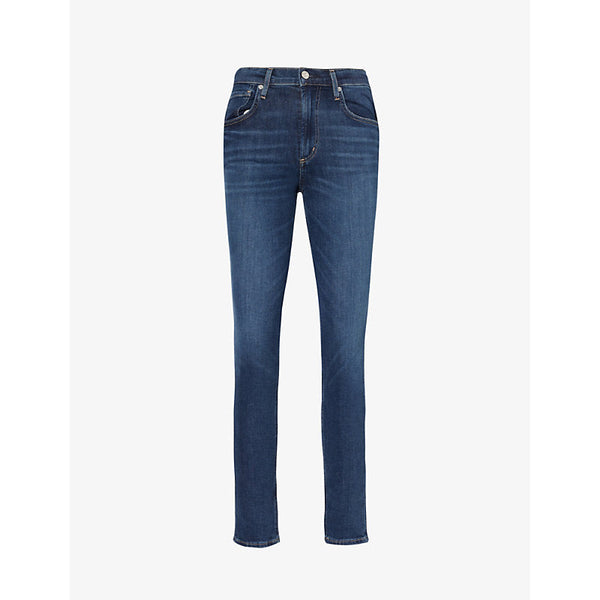 Womens Citizens Of Humanity Sloane tapered high-rise recycled-stretch and recycled-denim jeans