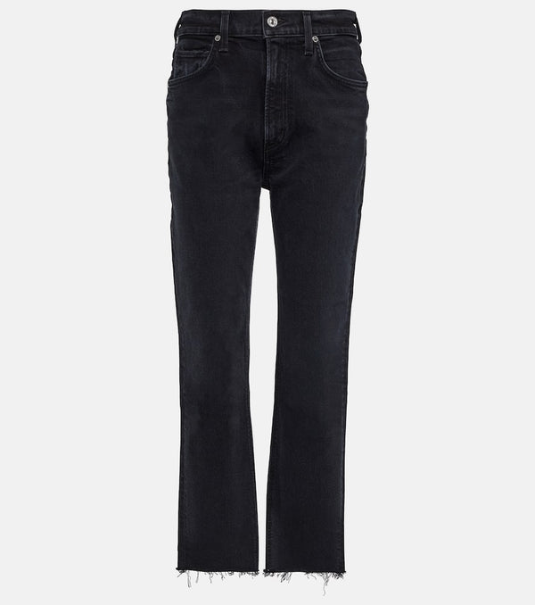 Citizens of Humanity Daphne high-rise straight cropped jeans