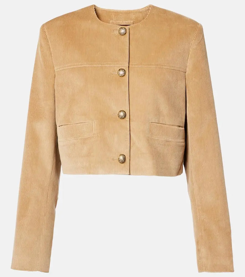 Citizens of Humanity Pia cropped cotton corduroy jacket | LYBSTORE