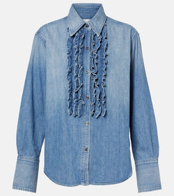 Citizens of Humanity Ruffled denim shirt