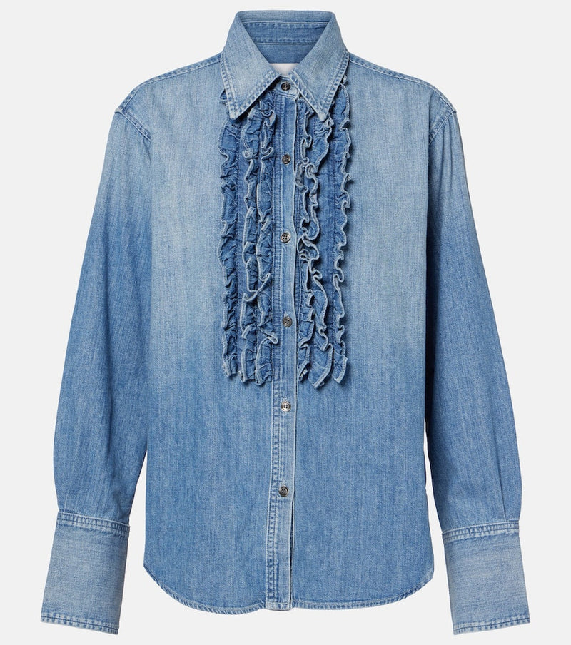 Citizens of Humanity Ruffled denim shirt