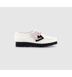 Clarks Originals Paper Girl Wallabees White Black