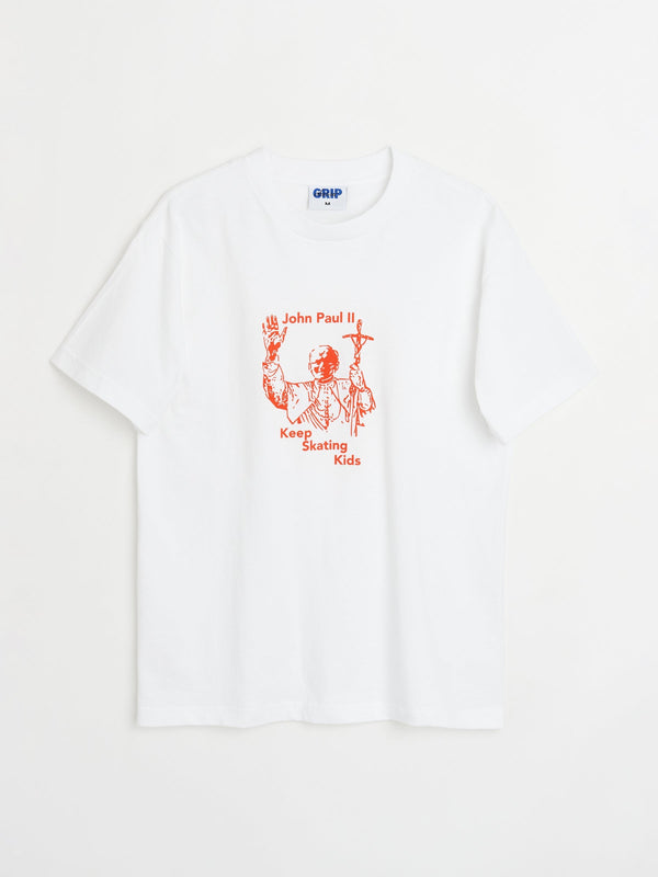 Classic Griptape Keep Skating Kids T-shirt White