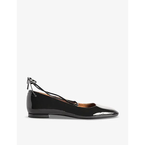 Claudie Pierlot Augustin pointed-toe leather ballet flats