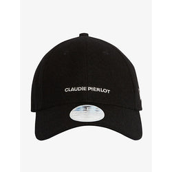 Womens Claudie Pierlot Logo-embroidered wool-blend baseball cap