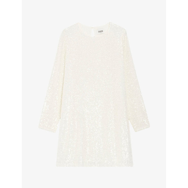 Womens Claudie Pierlot Rififi sequin-embellished stretch-woven mini dress