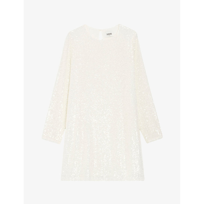 Claudie Pierlot Rififi sequin-embellished stretch-woven mini dress