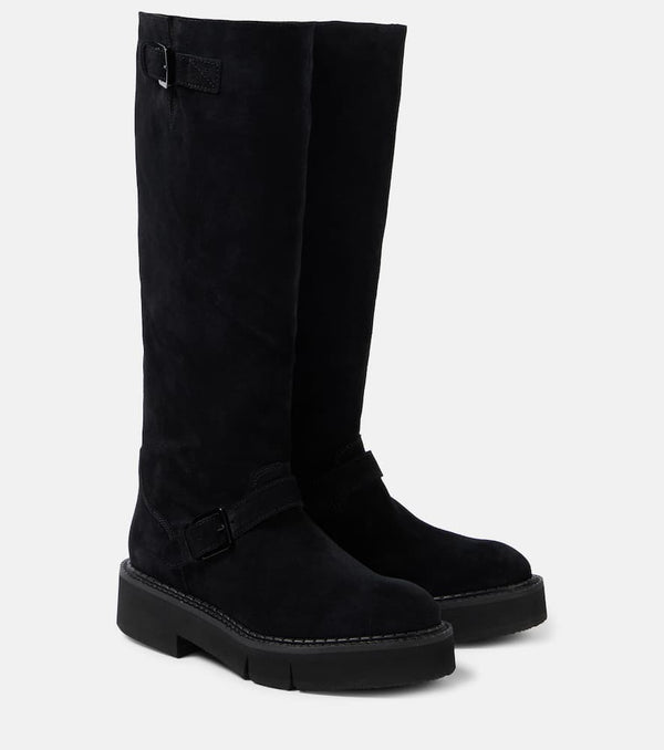 Clergerie Colby suede knee-high boots