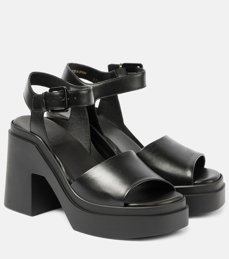 Clergerie Nelio leather platform sandals