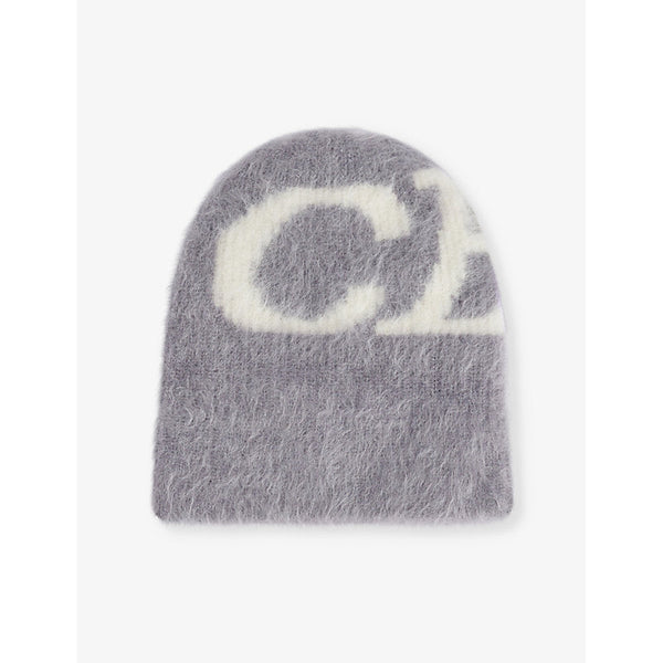 Cole Buxton CB-logo brushed stretch alpaca-blend beanie