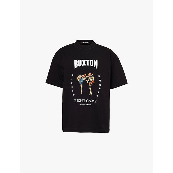 Cole Buxton Fight Camp graphic-print relaxed-fit cotton-jersey T-shirt