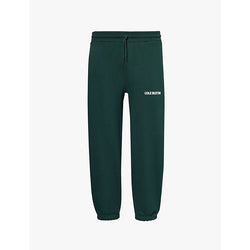 Mens Cole Buxton Sportswear brand-print tapered-leg regular-fit cotton-jersey jogging bottoms