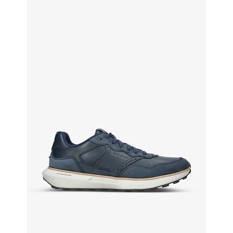 Cole Haan Grandpro Ashland brand-embossed leather low-top trainers