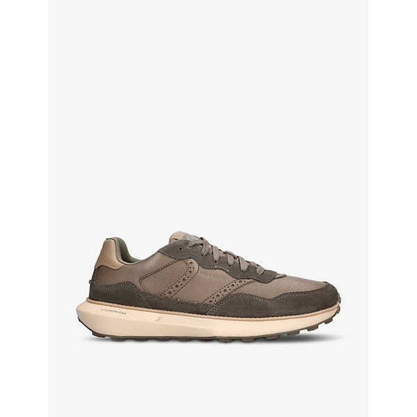 Cole Haan Grandpro Ashland brand-embossed leather low-top trainers | LYBSTORE