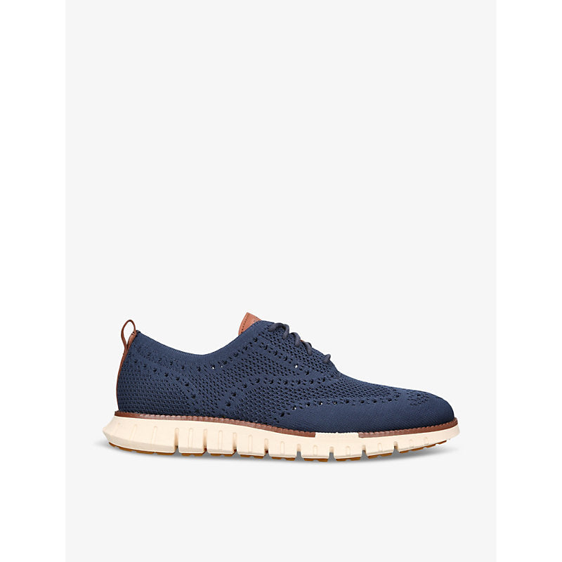 Cole Haan ZERØGRAND Wingtip Stitchlite knitted Oxford shoes