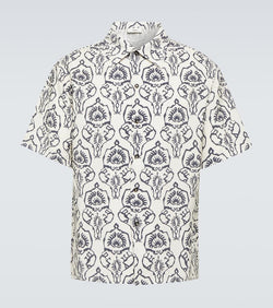 Commas Floral cotton-blend shirt