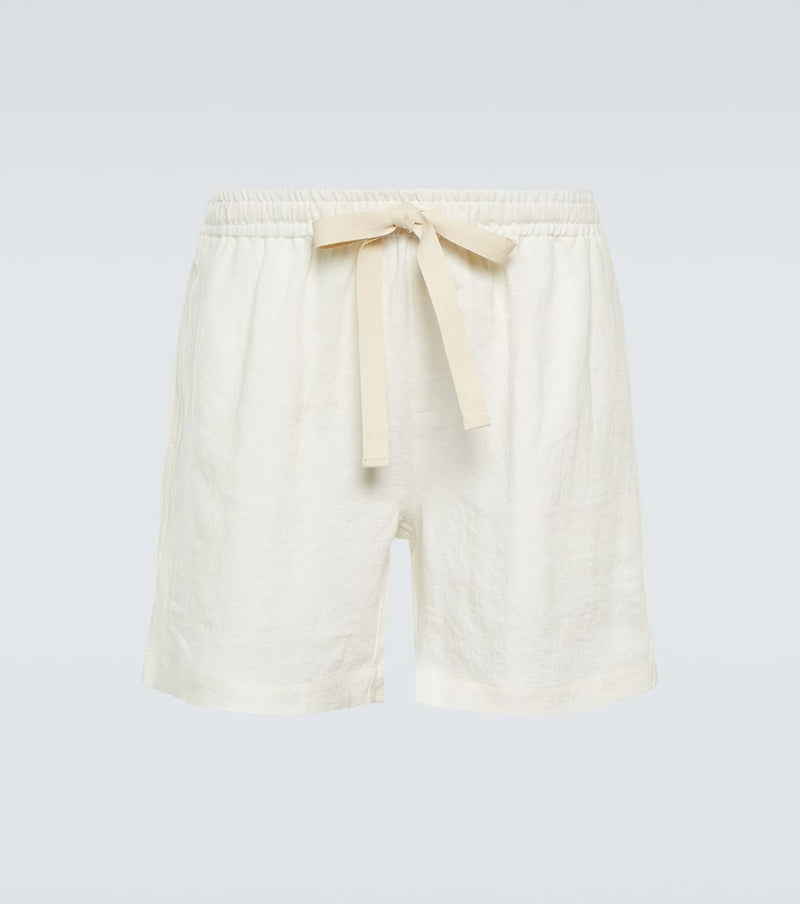 Commas Linen shorts