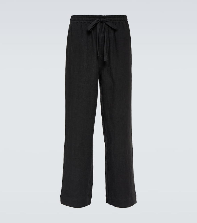 Commas Wide-leg linen pants