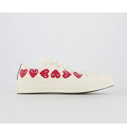 Comme Des Garcons Ct Lo 70s X Play Cdg In White/Red