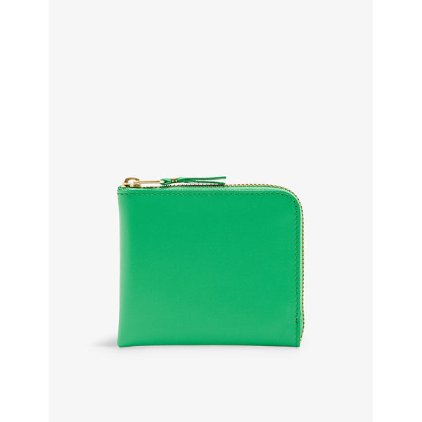 Comme Des Garcons Half-zip leather wallet