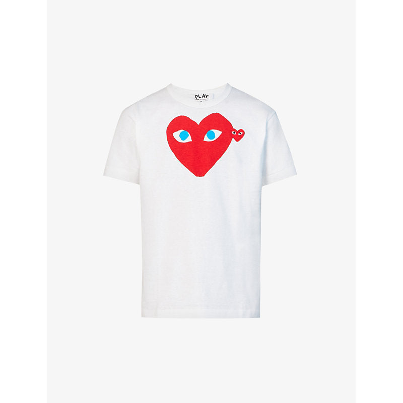 Comme Des Garcons Play Heart Eye cotton-jersey T-shirt