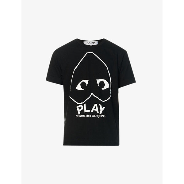 Comme Des Garcons Play Logo-print cotton t-shirt