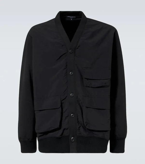 Comme des Garçons Homme Paneled fleece cardigan | LYBSTORE