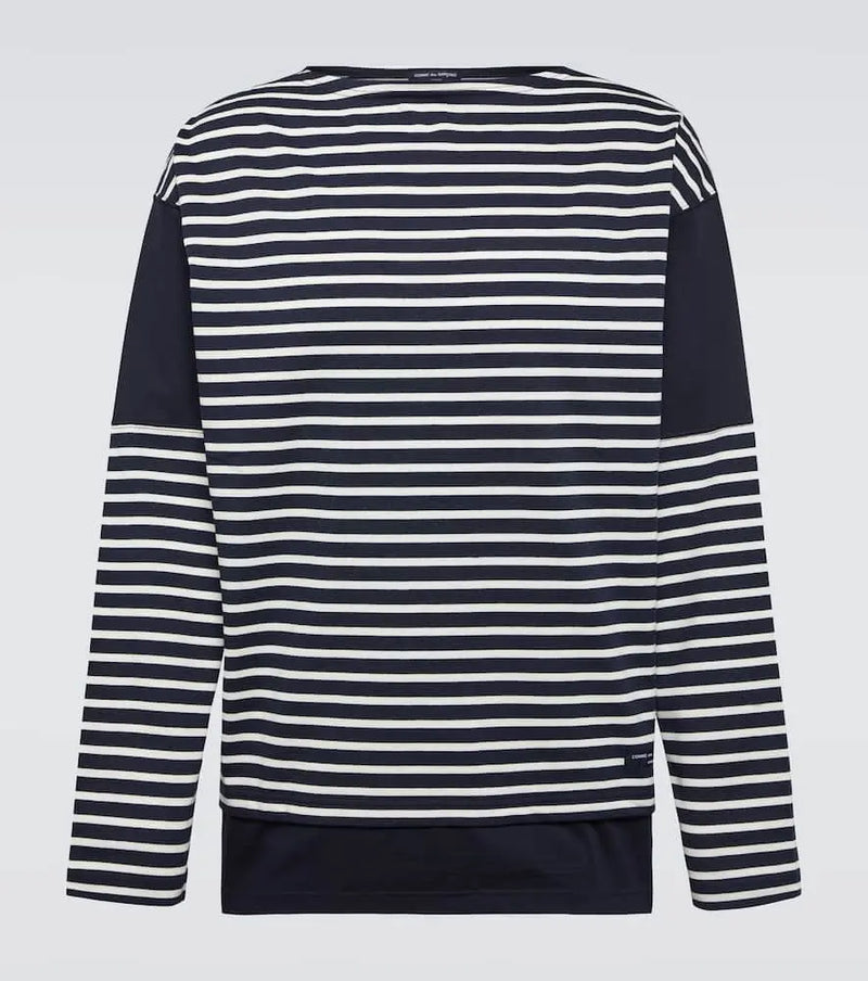 Comme des Garçons Homme Striped cotton jersey T-shirt